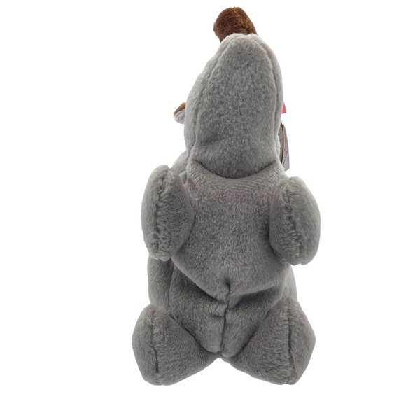 Ty Beanie Baby Babies SPIKE The Rhinoceros Rhino Original Vintage Plush RETIRED - Picture 5 of 10